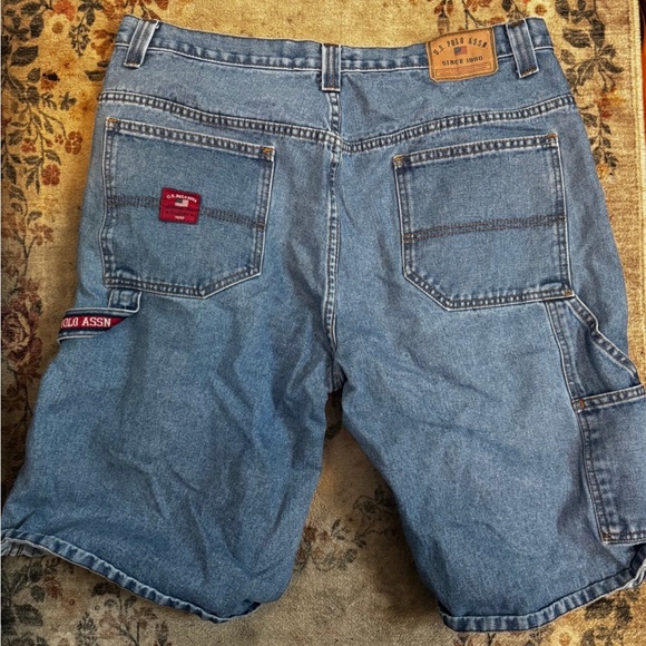 U.S. Polo Assn. Blue Denim Men's Jean Shorts - Picture 2 of 3